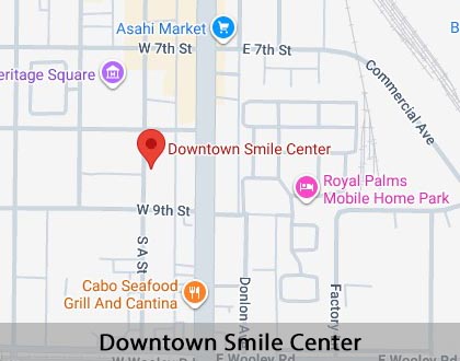 Map image for Options for Replacing Missing Teeth in Oxnard, CA